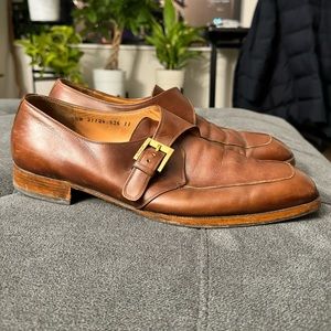 Ferragamo Men’s single monk strap sz 11